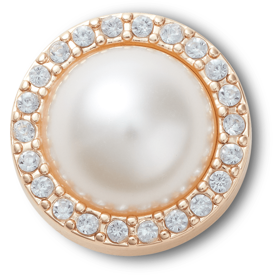 Crocs|Pearl with Diamonds Jibbitz™ charms