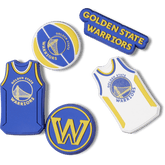 Crocs|NBA Golden State Warriors 5 Pack Jibbitz™ charms