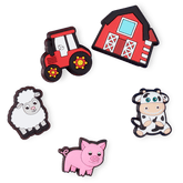 Crocs|Cutesey Farm Animal 5 Pack Jibbitz Shoe Charm
