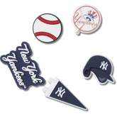 Crocs|MLB New York Yankees 5 Pack Jibbitz™ charms