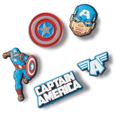 Crocs|Captain America 5 Pack Jibbitz™ charms