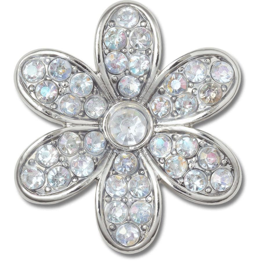 Crocs|Silver Mnchrm Daisy 1 Jibbitz™ charms
