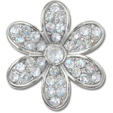 Crocs|Silver Mnchrm Daisy 1 Jibbitz™ charms