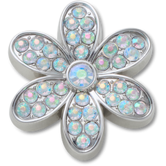 Crocs|Silver Mnchrm Daisy 1 Jibbitz™ charms