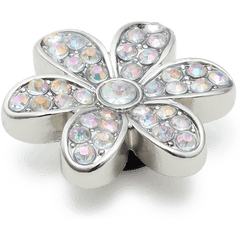 Crocs|Silver Mnchrm Daisy 1 Jibbitz™ charms