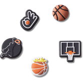 Crocs|Basketball Team 5 Pack Jibbitz™ charms