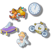 Crocs|Cinderella 5 Pack Jibbitz™ charms
