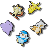 Crocs|Pokemon Variety 5 Pck Jibbitz™ charms