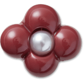 Crocs|Expressive Floral Maroon Jibbitz™ charms