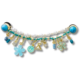 Crocs|Blue Adjustable Charm Chain Jibbitz™ charms
