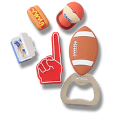 Crocs|Tailgate 5 Pack Jibbitz™ charms