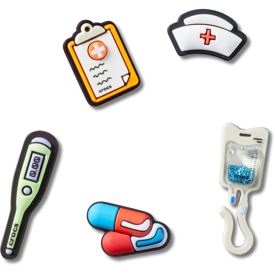 Crocs|Healthcare 5 Pack Jibbitz™ charms
