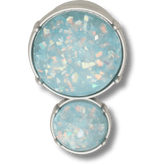 Crocs|Opalescent Meta Double Gem Jibbitz™ charms