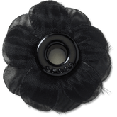 Crocs|Black Chiffon Grommet Jibbitz™ charms
