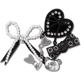 Crocs|Indie Luxe Silver 5 Pack Jibbitz™ charms