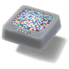 Crocs|Lights Up Pixelated TV Jibbitz™ charms