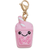 Crocs|Cute Pink Boba Charm Jibbitz Shoe Charm