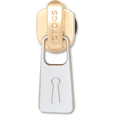 Crocs|Gold and Silver Zipper Jibbitz™ charms
