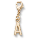 Crocs|Gold Letter A Charm Jibbitz™ charms