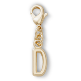 Crocs|Gold Letter D Charm Jibbitz™ charms