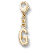 Crocs|Gold Letter G Charm Jibbitz™ charms