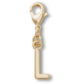 Crocs|Gold Letter L Charm Jibbitz™ charms