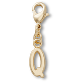 Crocs|Gold Letter Q Charm Jibbitz™ charms