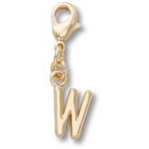 Crocs|Gold Letter W Charm Jibbitz™ charms