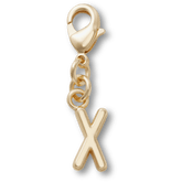 Crocs|Gold Letter X Charm Jibbitz™ charms