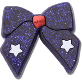 Crocs|Glittery Blue Bow Jibbitz™ charms