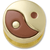Crocs|Brown Yin Yang Icon Jibbitz™ charms