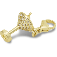Crocs|Gold Martini Charm Jibbitz charm
