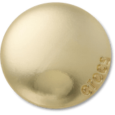 Crocs|Large Gold Circle Stud Jibbitz™ charms