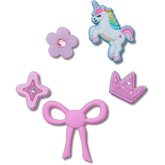 Crocs|Sweet Pink Girls 5 Pack Jibbitz™ charms