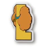 Crocs|Disney Character Letter L Jibbitz™ charms