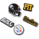 Crocs|NFL Pittsburgh Steelers 5 Pack Jibbitz Shoe Charm
