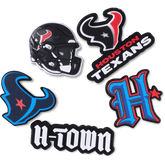 Crocs|NFL Houston Texans 5 Pack Jibbitz Shoe Charm