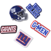 Crocs|NFL New York Giants 5 Pack Jibbitz Shoe Charm