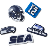 Crocs|NFL Seattle Seahawks 5 Pack Jibbitz Shoe Charm