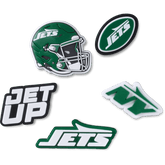 Crocs|NFL New York Jets 5 Pack Jibbitz Shoe Charm