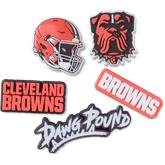 Crocs|NFL Cleveland Browns 5 Pack Jibbitz Shoe Charm
