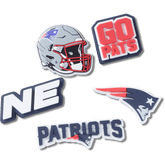 Crocs|NFL New England Patriots 5 Pack Jibbitz Shoe Charm