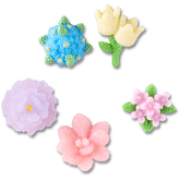 Crocs|Beaded Flowers 5 Pack Jibbitz™ charms