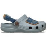 Crocs|Toddler Classic Denim Adjustable Backstrap Clog