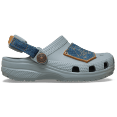 Crocs|Toddler Classic Denim Adjustable Backstrap Clog