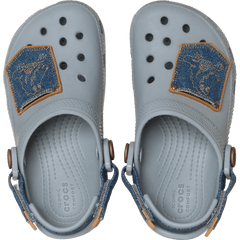 Crocs|Toddler Classic Denim Adjustable Backstrap Clog