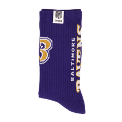 Crocs|NFL Baltimore Ravens Crocs Socks