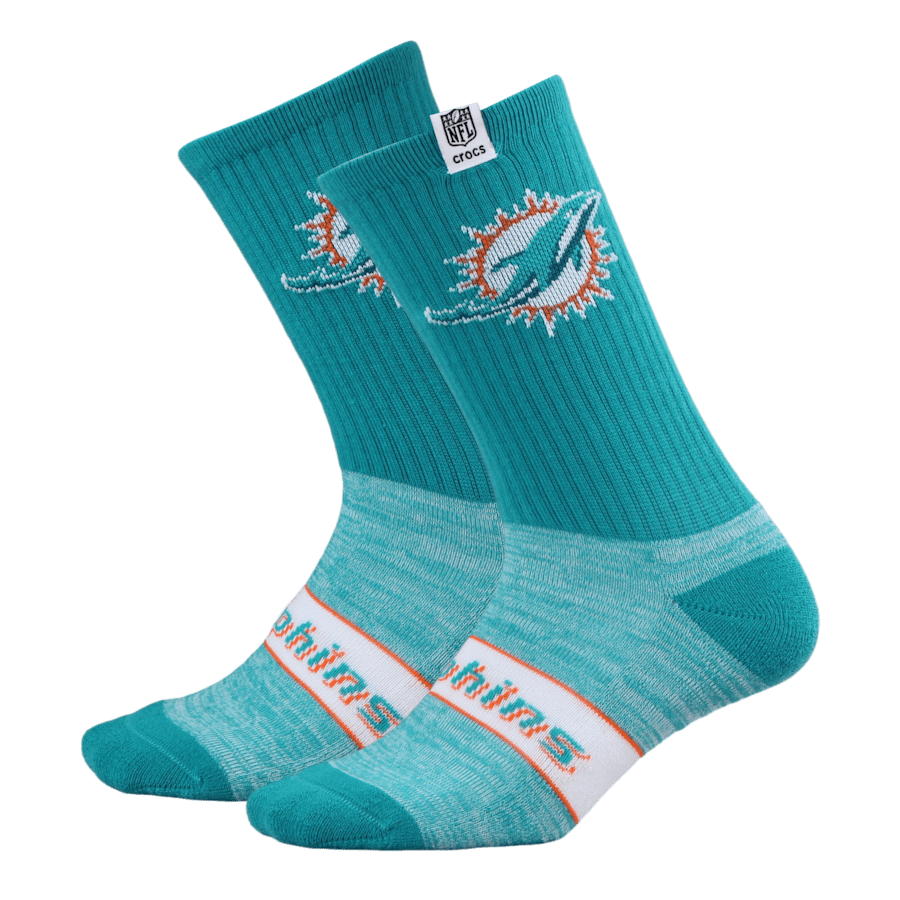 Crocs|NFL Miami Dolphins Crocs Socks