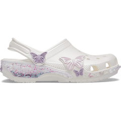 Crocs|Toddler Classic Butterfly Sparkle Shaker Clog