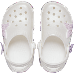 Crocs|Toddler Classic Butterfly Sparkle Shaker Clog